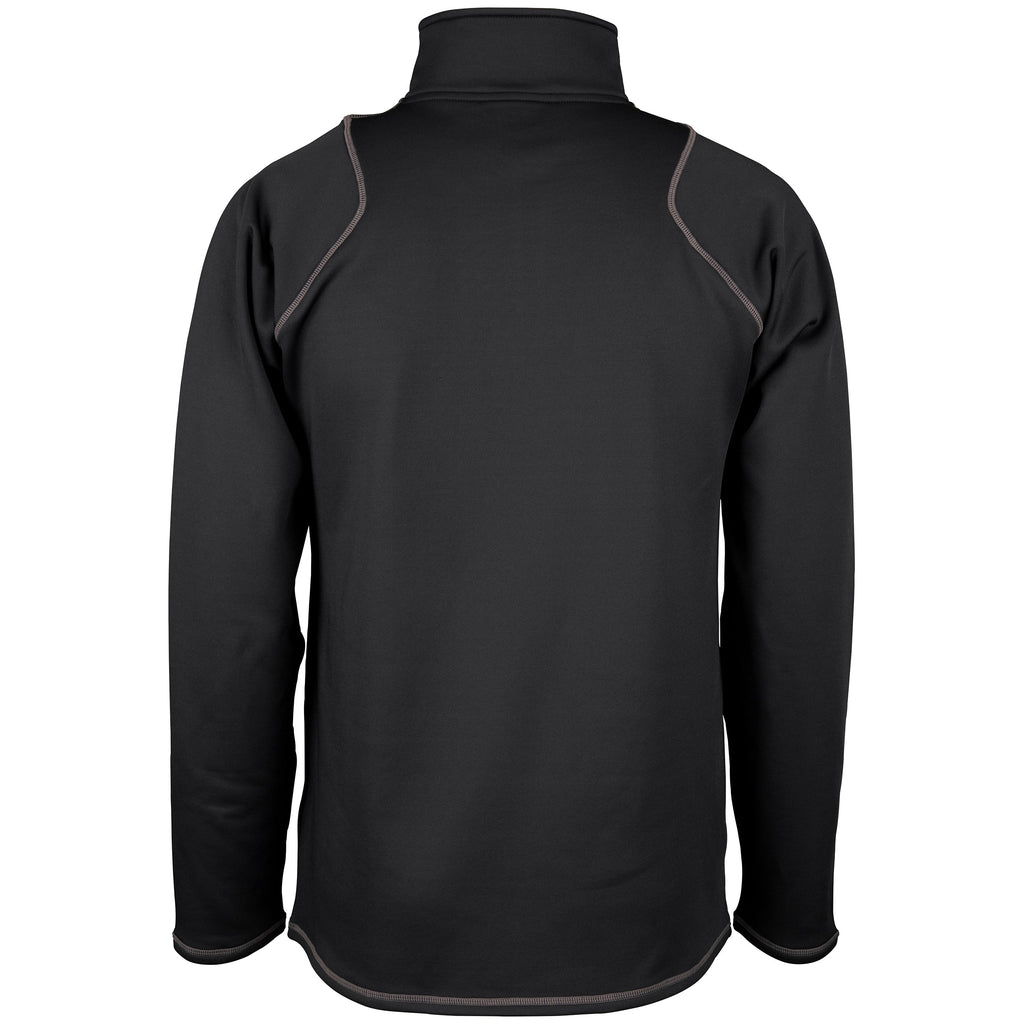 2600 HCAL20 6115705 Top Questa Quarter Zip Fleece Black, Back