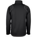 2600 HCAL20 6115705 Top Questa Quarter Zip Fleece Black, Back