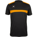 2600 RCFK18 81509905 Tee Photon Black & Gold Front
