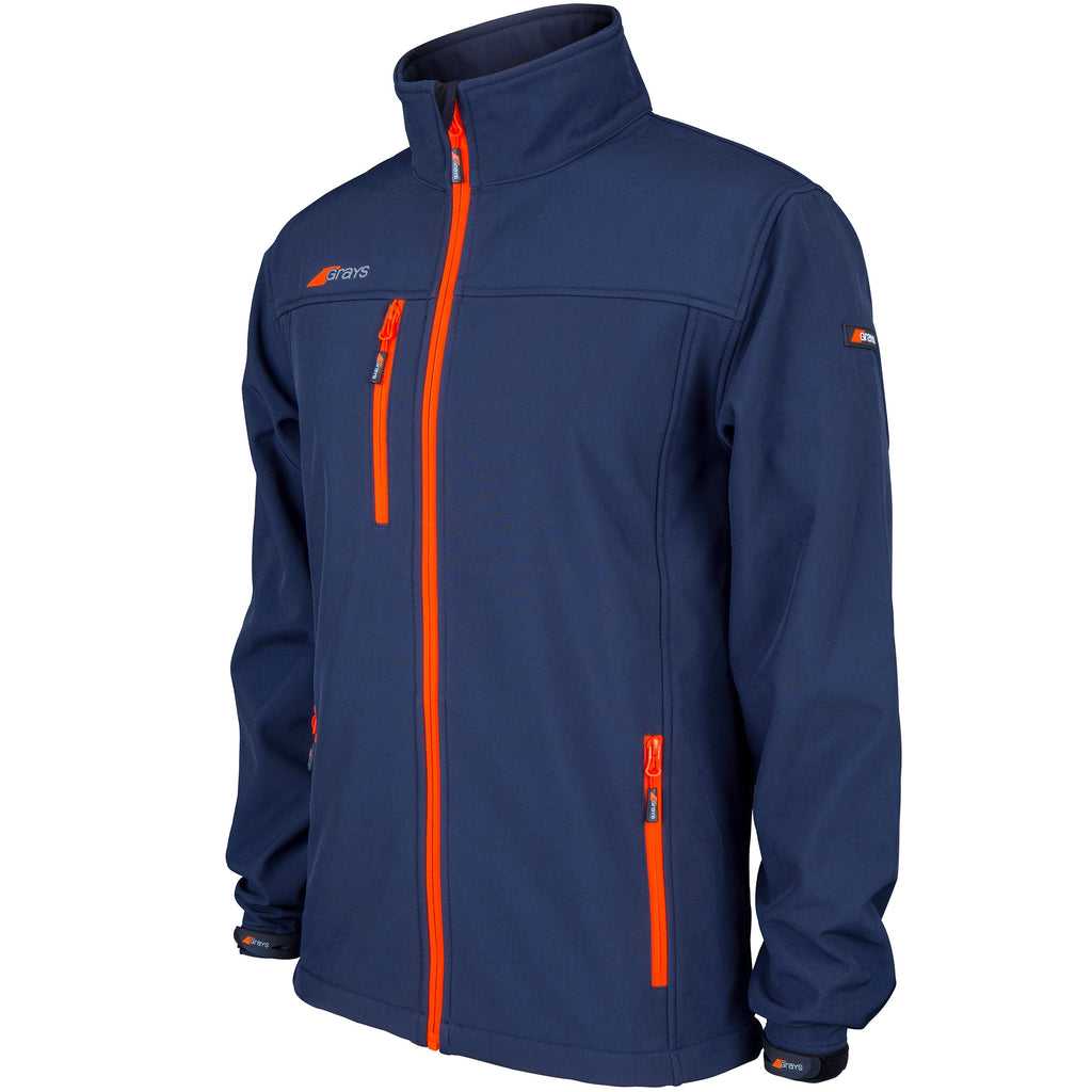 2600 6106805 Jacket Radius Soft Shell Dark Navy Boys Main