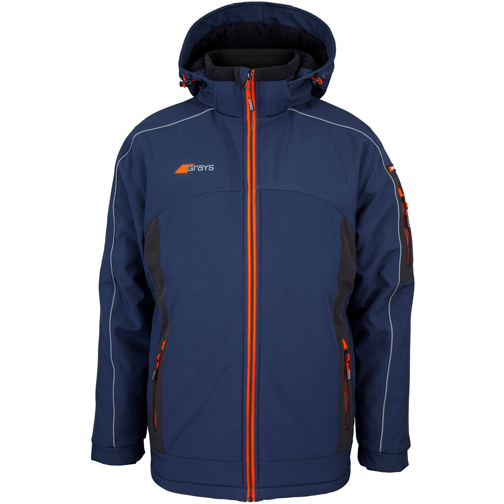 2600 6107105 Jacket Vector Padded Dark Navy Unisex, Front