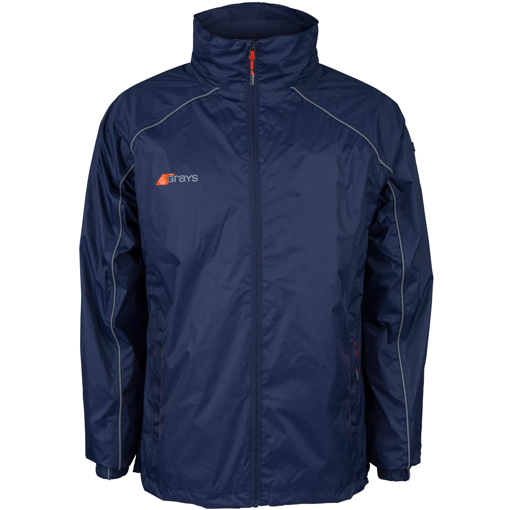 2600 6107205 Jacket Arc Rain Dark Navy Junior, Front