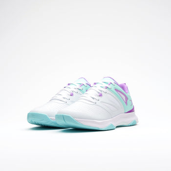 Impact Shoe White/Aqua/Purple - Junior