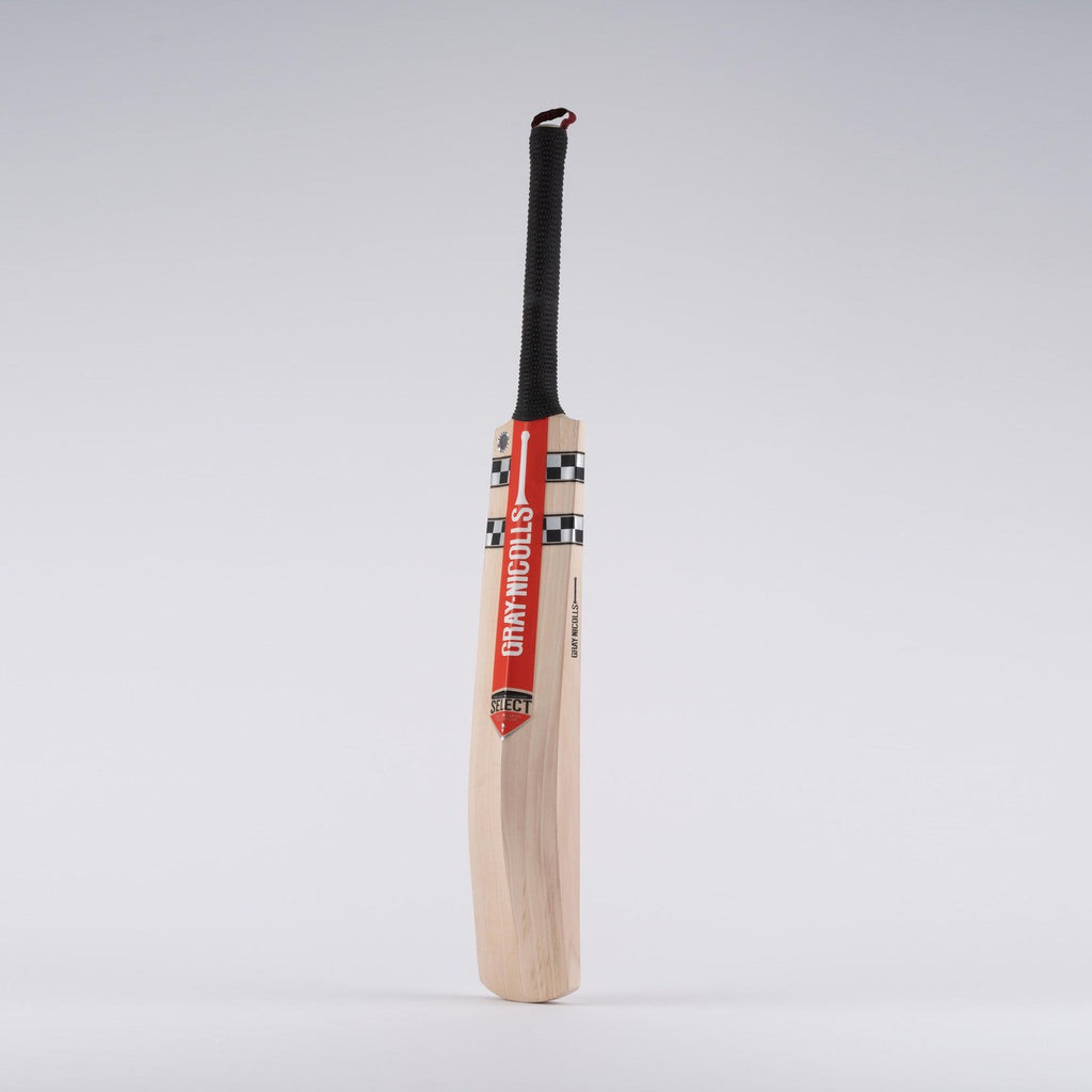 CABF22English Willow Bats Bat GN Select SH, Back Angle