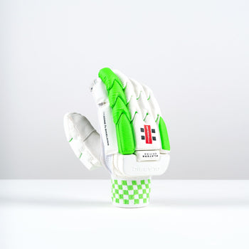 CGBA25Batting Gloves Classic Players Edition Green Gloves, Bottom Hand Back Angle