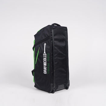 CHAH24Bags_Holdalls Team 400 Wheelie Black Fl Green, Back