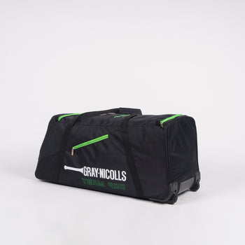 CHAH24Bags_Holdalls Team 400 Wheelie Black Fl Green, Side 2