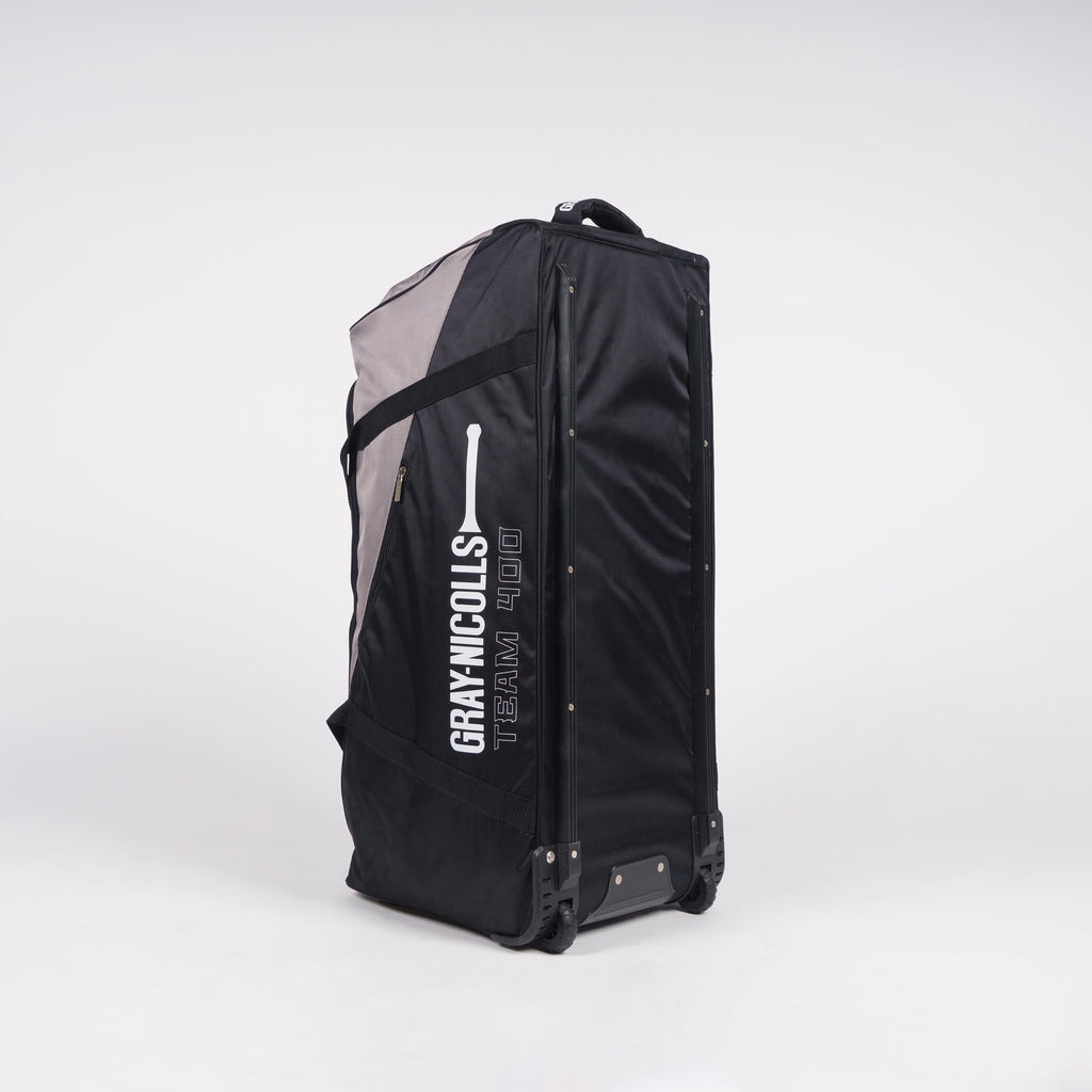 CHAH24Bags_Holdalls Team 400 Wheelie Black Silver, Back