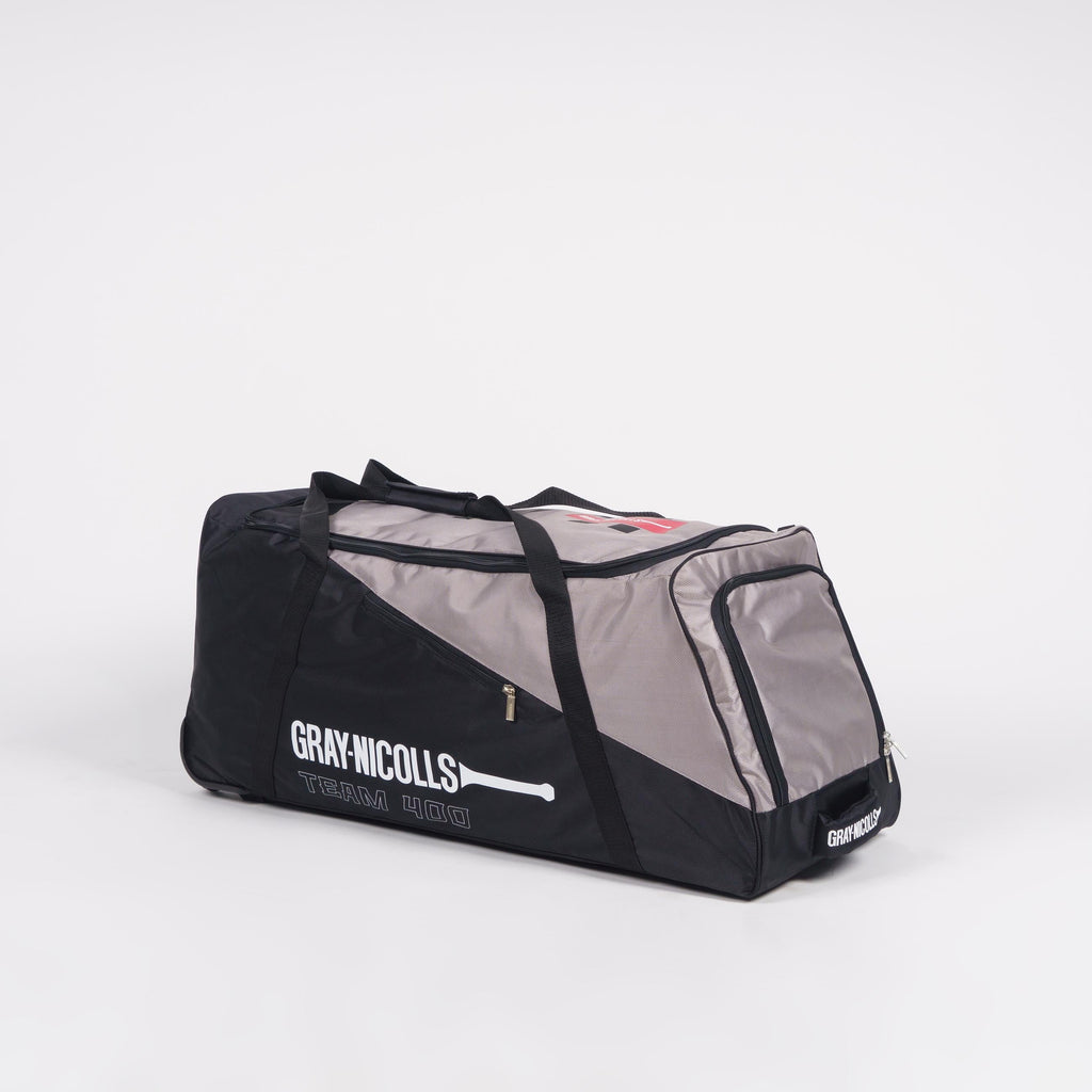 CHAH24Bags_Holdalls Team 400 Wheelie Black Silver, Side 1
