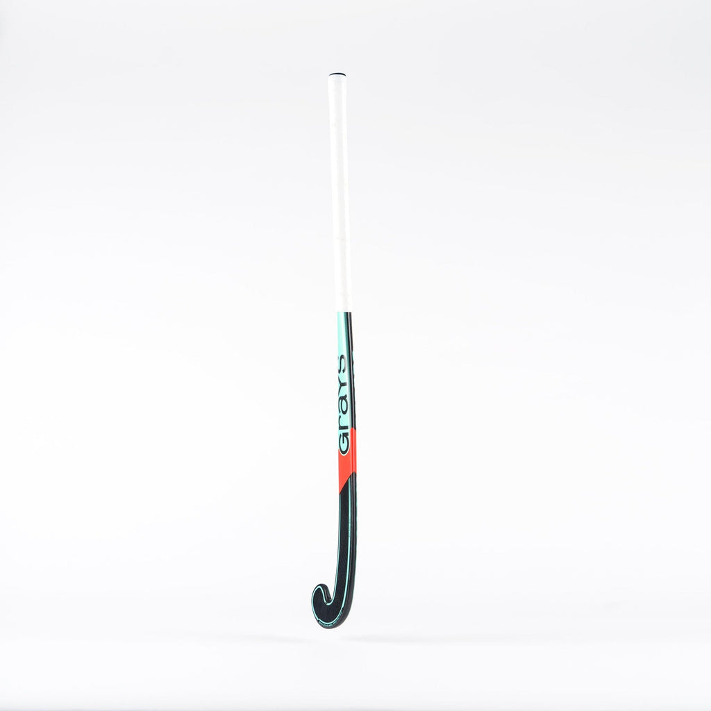 HABD25Composite Sticks Dynabow 8 MC Black Aqua, Face Left