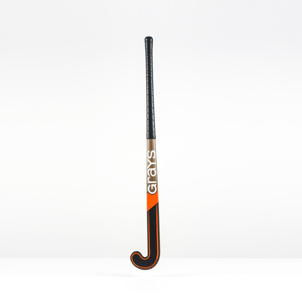 HAIL25Composite Sticks GK8K Elite Mettalic Black Fluoro Orange, Face