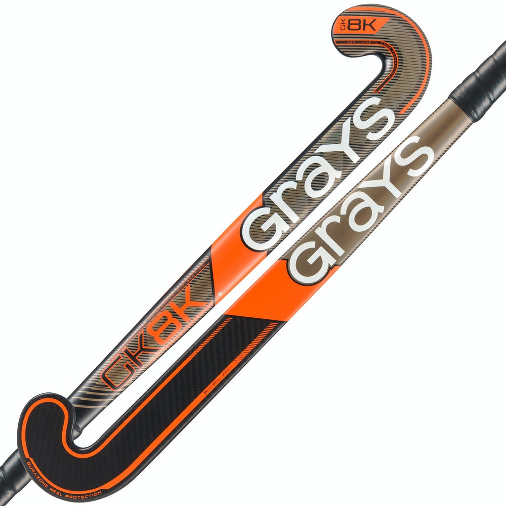 HAIL25Composite Sticks GK8K Elite Mettalic Black Fluoro Orange Main