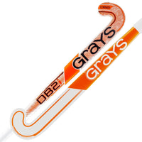 HBAS25Wooden Sticks DB2i Dynabow Wood Hybrid Indoor Hockey Stick White & Orange