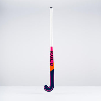 HBAU25Wooden Sticks DB1i Dynabow Wood Hybrid Indoor Hockey Stick Dark Navy & Pink, Face