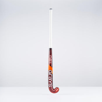 HBAU25Wooden Sticks  DB1i Dynabow Wood Hybrid Indoor Hockey Stick Black & Hot Red Back