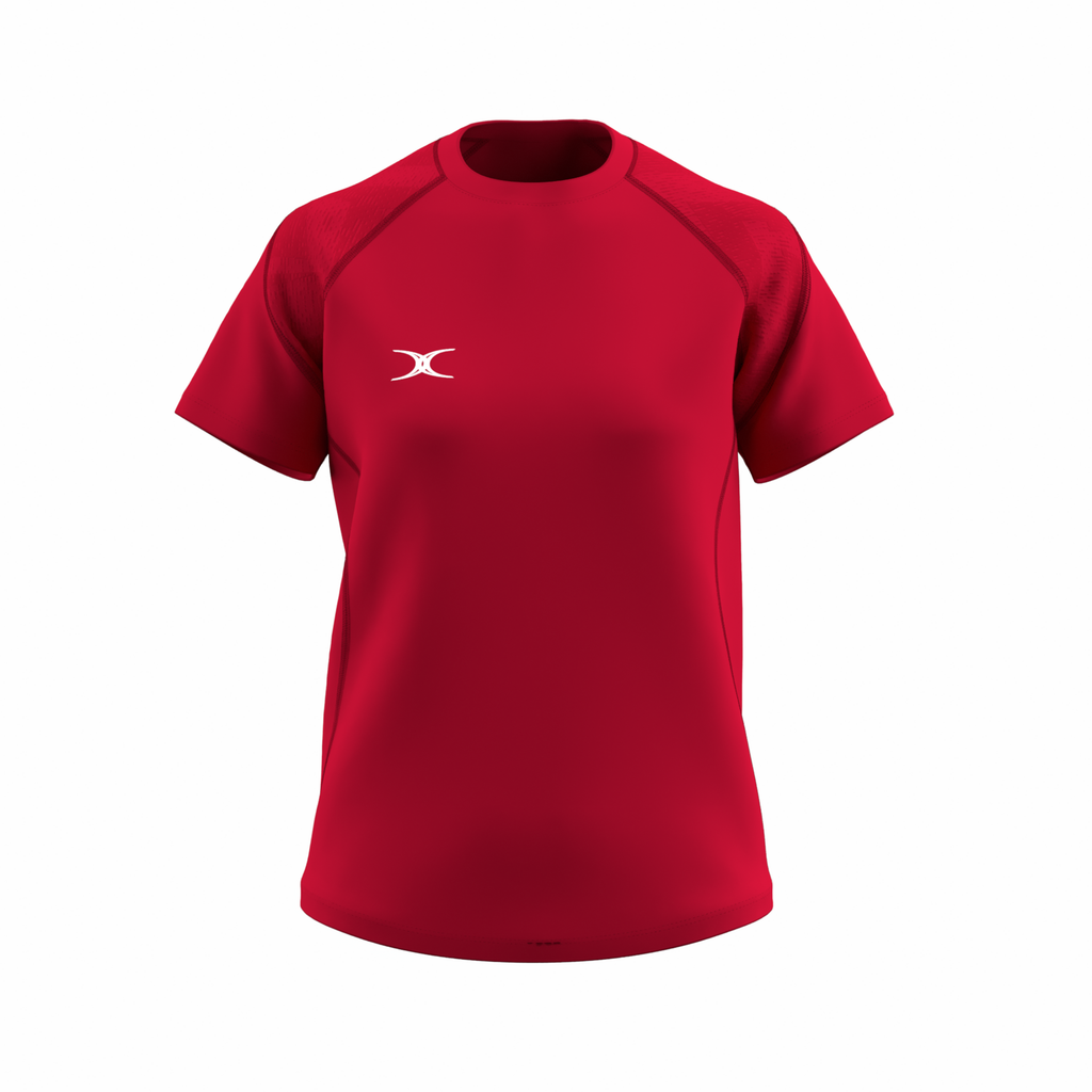 NCEE25Clothing GTS SS Tee Shirt Women's Red Front
