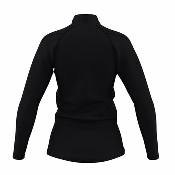 NCHC25Clothing GTS 14 Zip Fleece Women's Black, Back