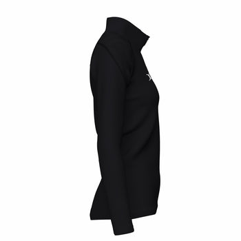 NCHC25Clothing GTS 14 Zip Fleece Women's Black, Right