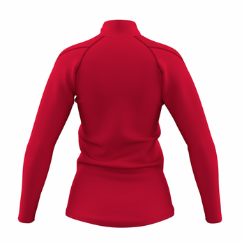 NCHC25Clothing GTS 14 Zip Fleece Women's Red, Back