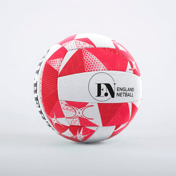 NDAE24Balls (Replica_Supporter etc) England Supporter Netball 2024 Size 5, 1