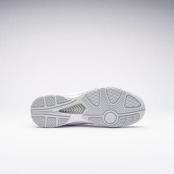 NSCC24Shoes Gilbert Netball Volt Shoe White Silver, Sole