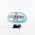 RACB23Heritage Leather Large Rugby Ball Stand With Ball 2
