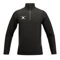 RCBS26Clothing JKT ATOM QTR ZIP BLACK M-Front