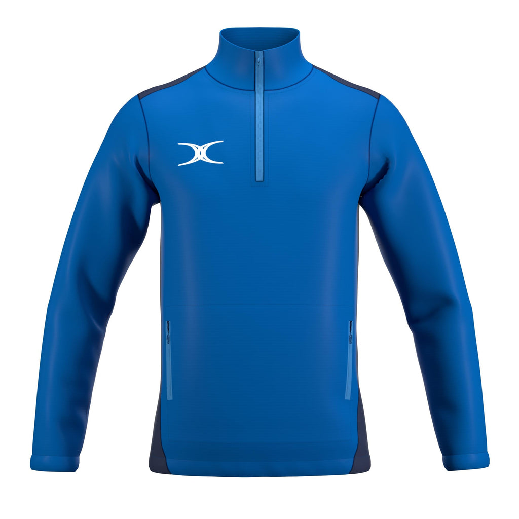 RCBS26Clothing JKT ATOM QTR ZIP ROYAL DARK NAVY M-Front