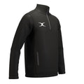 RCBT26Clothing JKT ATOM QTR ZIP BLACK M-Three Quarters Right