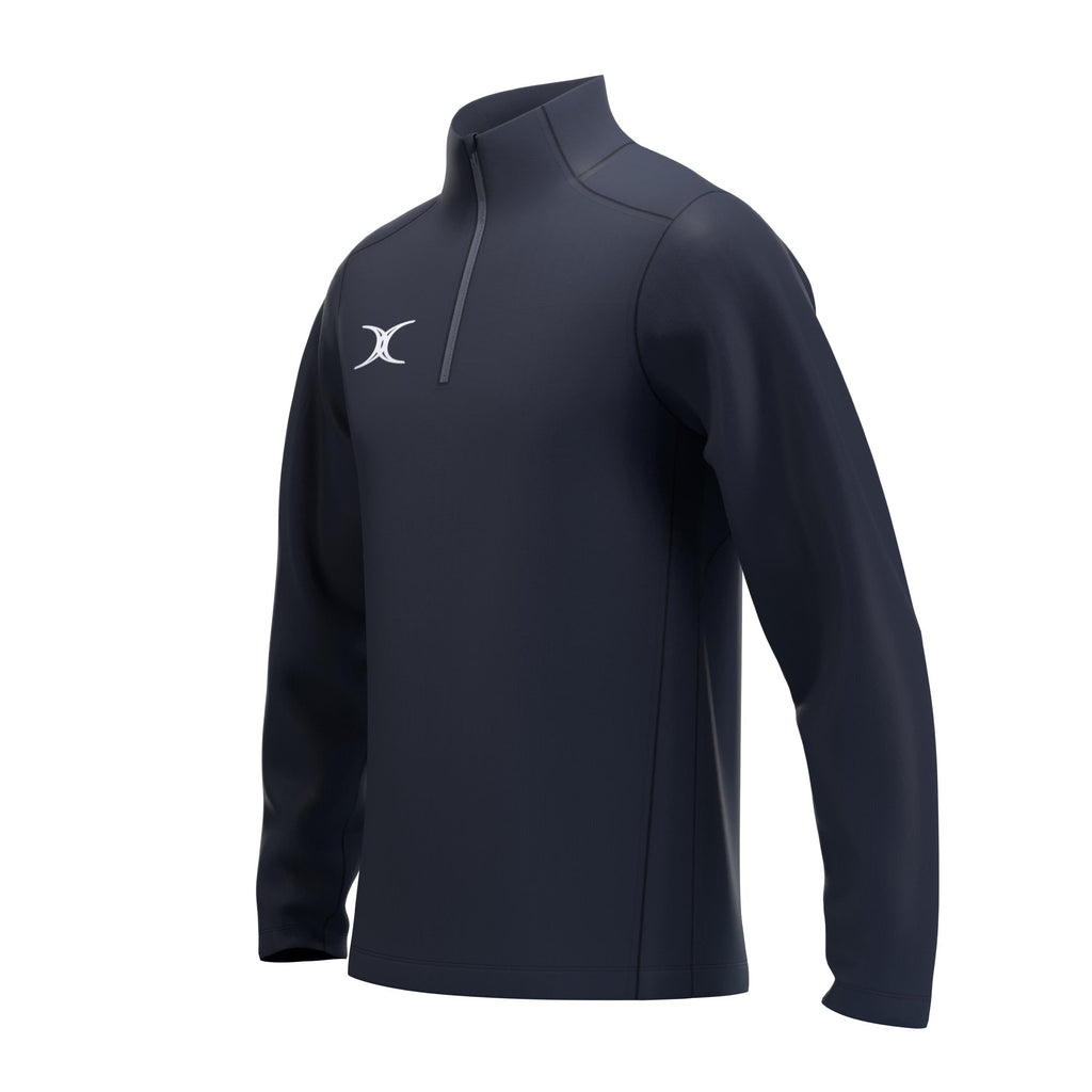 RCCC25Clothing TOP QTR ZIP FLEECE ATOM DARK NAVY M-Three Quarter Left