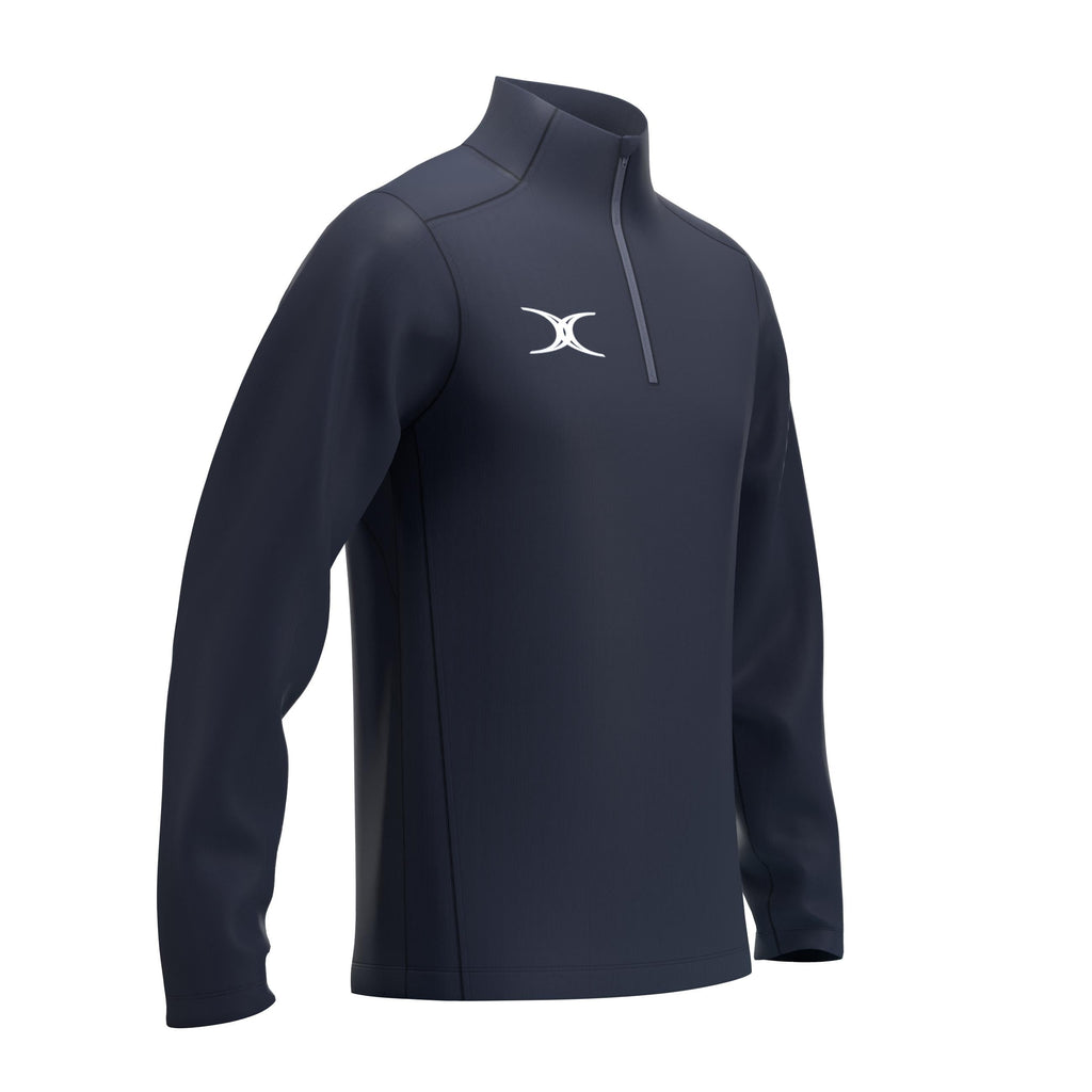 RCCC25Clothing TOP QTR ZIP FLEECE ATOM DARK NAVY M-Three Quarter Right