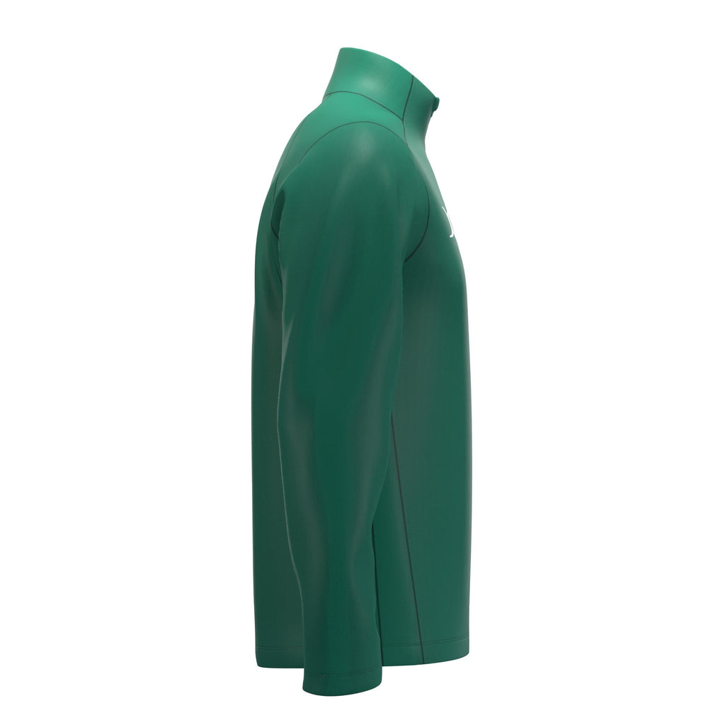 RCCC25Clothing TOP QTR ZIP FLEECE ATOM GREEN M-Right Side
