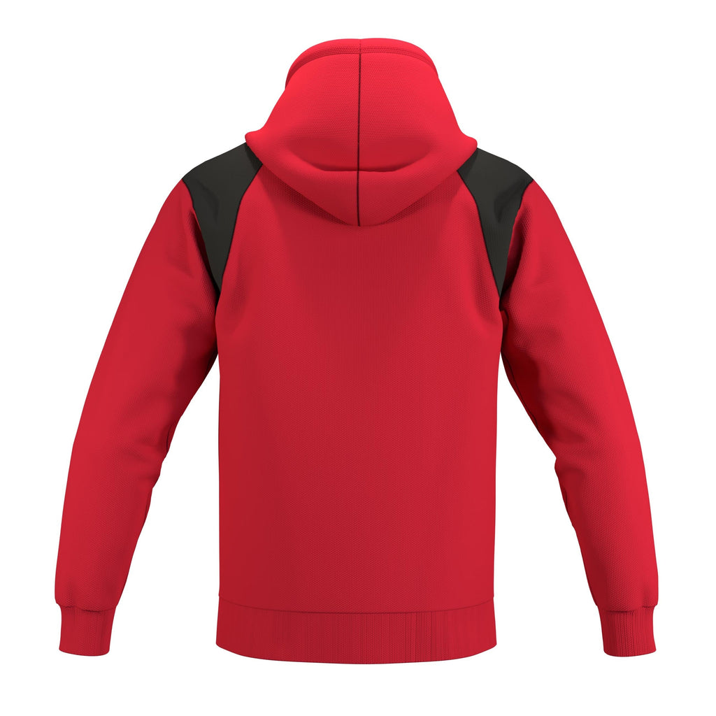 RCCO26Clothing TOP HOODIE ATOM RED BLACK 9-10-Back