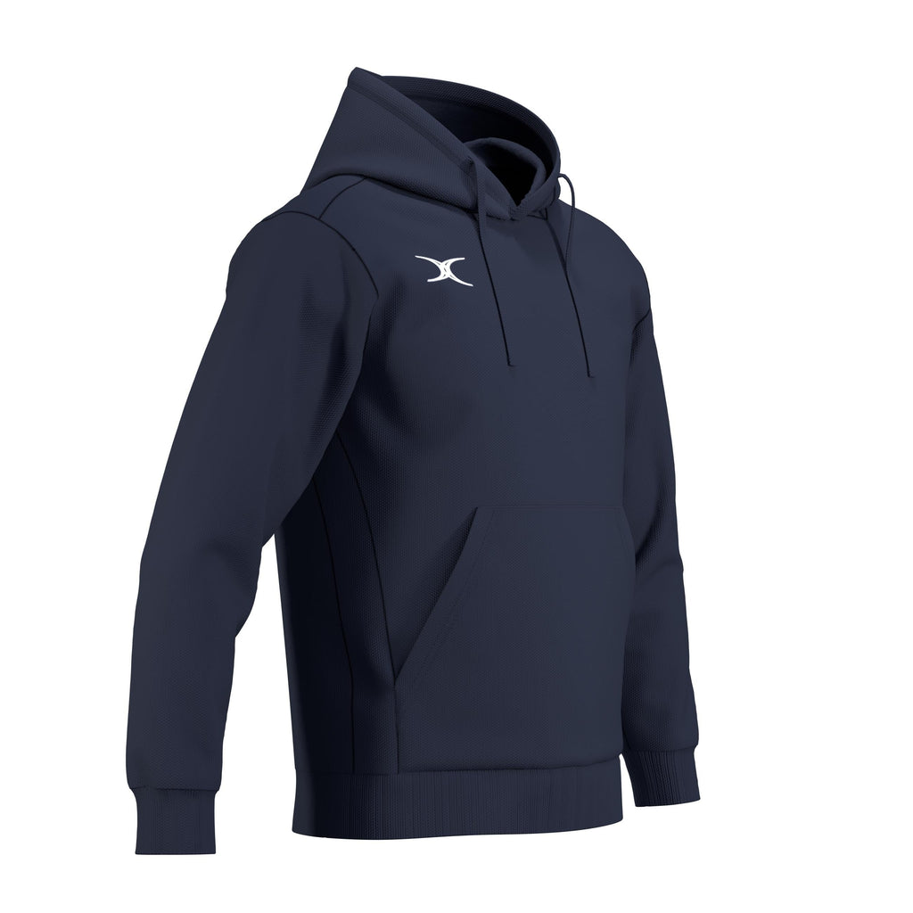 RCCP26Clothing TOP HOODIE ATOM DARK NAVY M-Three Quarters Left