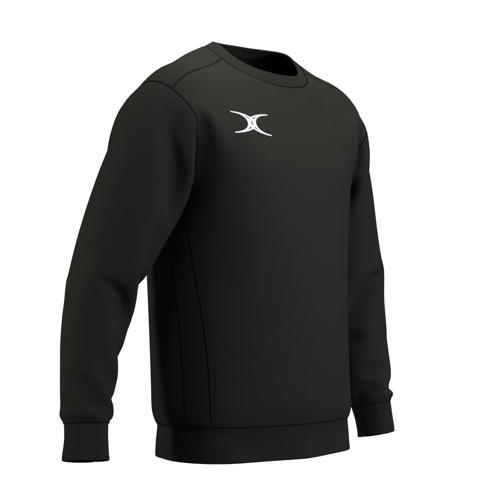 RCCU26Clothing TOP SWEAT ATOM BLACK M-Three Quarters Right