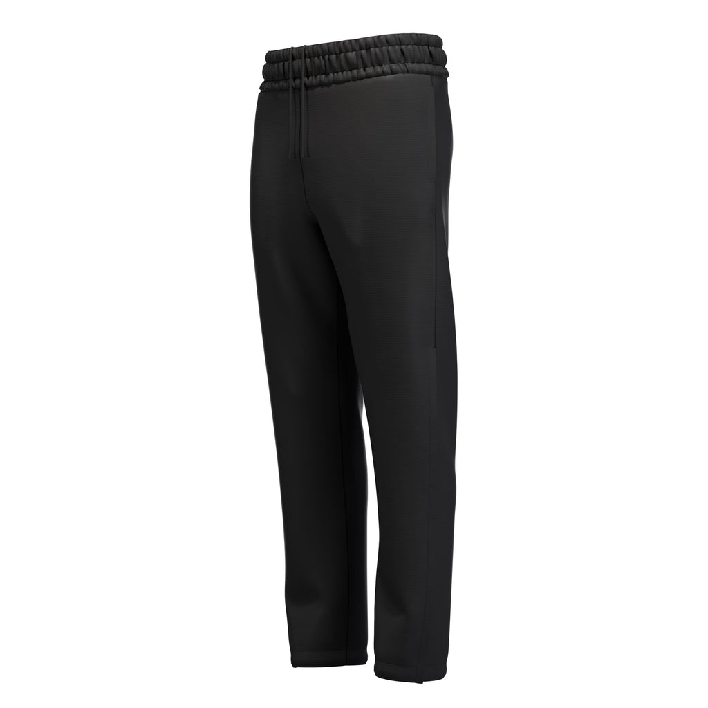 RCEG26Clothing ATOM TRACK TROUSER BLACK M-Three Quarters Left