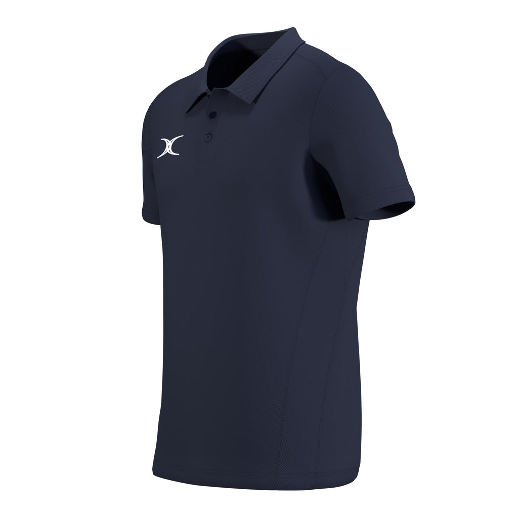 RCFL26Clothing POLO SHORT SLEEVE ATOM DARK NAVY M-Three Quarters Left