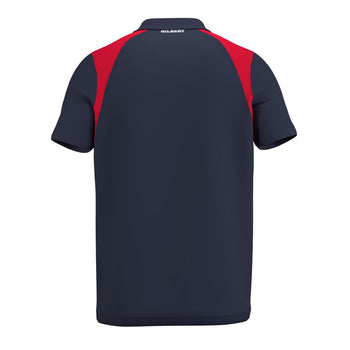 RCFL26Clothing POLO SHORT SLEEVE ATOM DARK NAVY RED M-Back