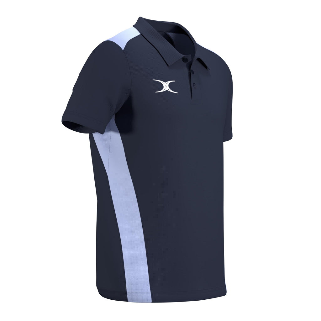 RCFL26Clothing POLO SHORT SLEEVE ATOM DARK NAVY SK M-Three Quarters Right