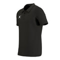 RCFM26Clothing POLO SHORT SLEEVE ATOM BLACK M-Three Quarters Left
