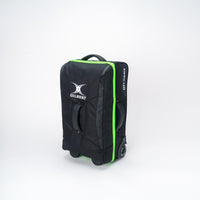 RHBA24Holdalls and bags Club Flight Wheelie Black Fl Green, Front