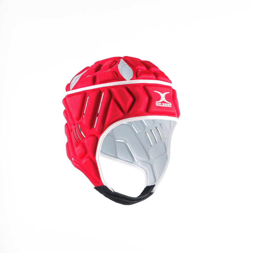 RPBC25Body armour_Mouthguards Vapour Headguard Red, Front Angle
