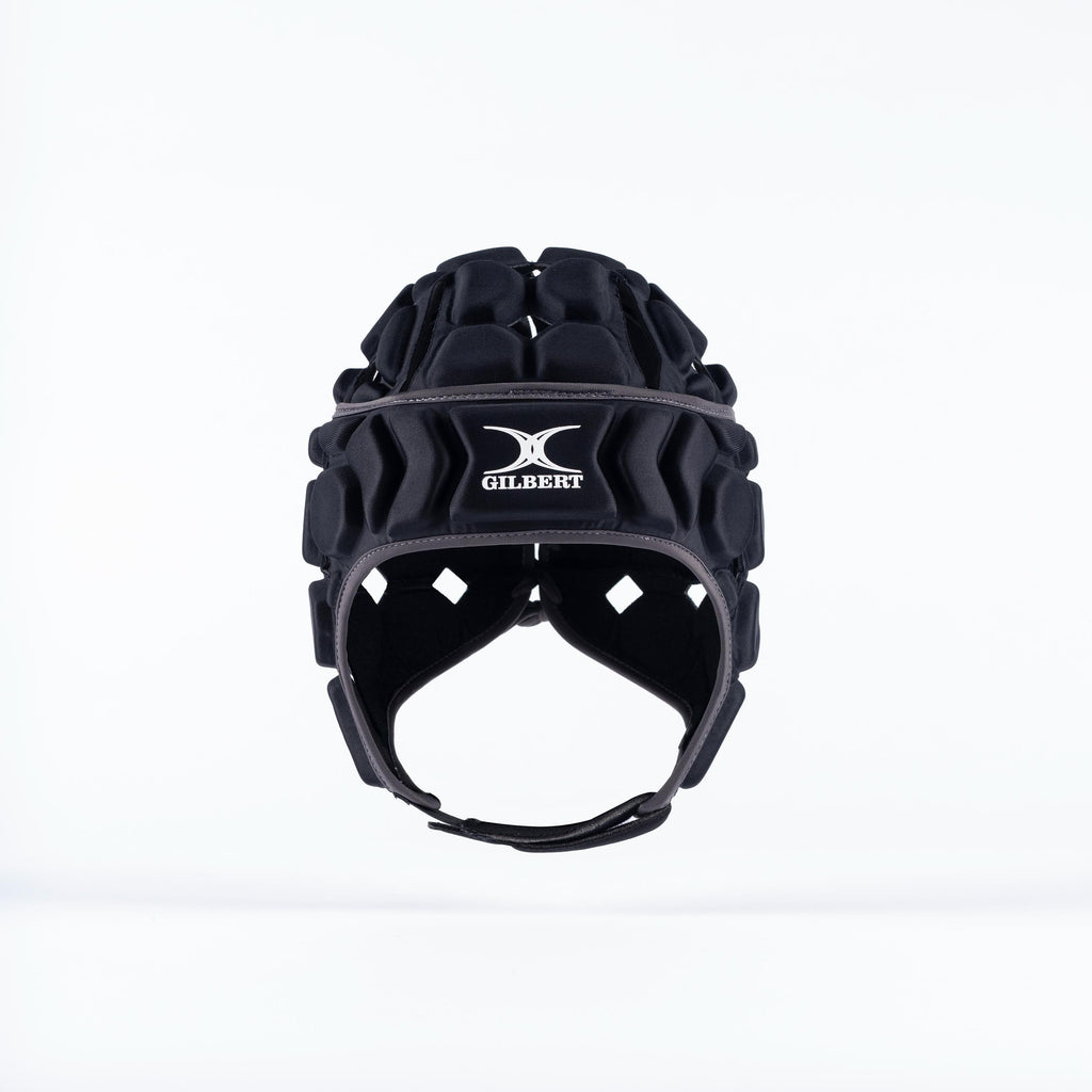 RPBJ26Body armour_Mouthguards Octane Headguard Black Grey Front