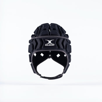 RPBJ26Body armour_Mouthguards Octane Headguard Black Grey Front