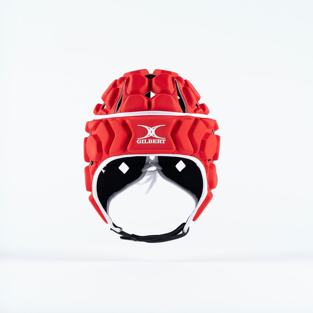 RPBJ26Body armour_Mouthguards Octane Headguard Red White, Front