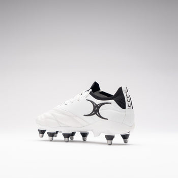 RSAA26Boots Icon Players 2.0 8 Stud White Instep Heel