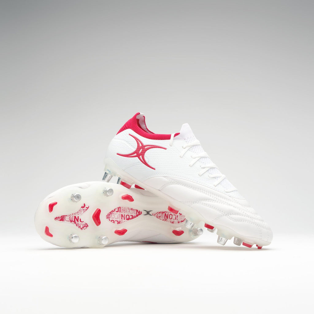 RSAD25Boots Icon Players 6 Stud White Red Main