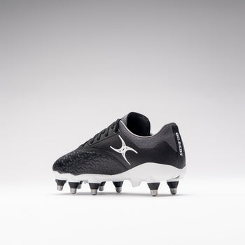 RSAE26Boots Icon Vapour 8 Stud Black Grey Instep Heel