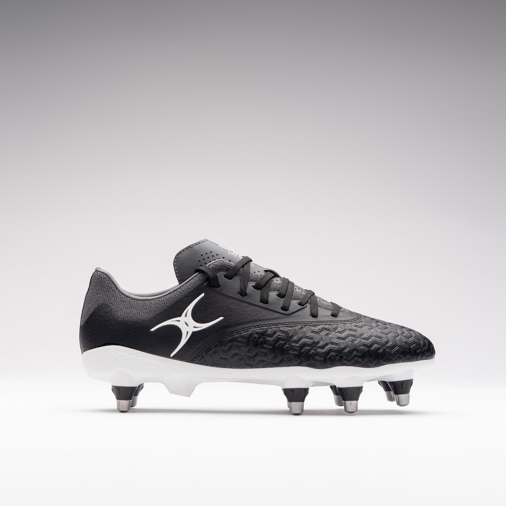 RSAE26Boots Icon Vapour 8 Stud Black Grey Outstep
