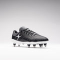 RSAE26Boots Icon Vapour 8 Stud Black Grey Outstep Toe